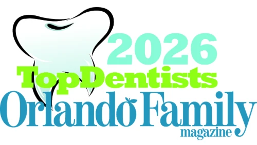 2026 Top Dentists award by Orlando Family Magazine.