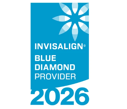 Invisalign Blue Diamond Provider 2026 badge